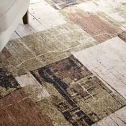 Alternative view of Feizy Pearson Modern Abstract 39STF Ivory/Green/Brown Area Rug