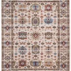 Feizy Pearson Traditional Oriental 39SUF Ivory/Green/Red Area Rug