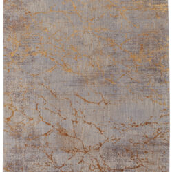 Feizy Pryor Modern Abstract 39NEF Gold/Brown/Gray Area Rug