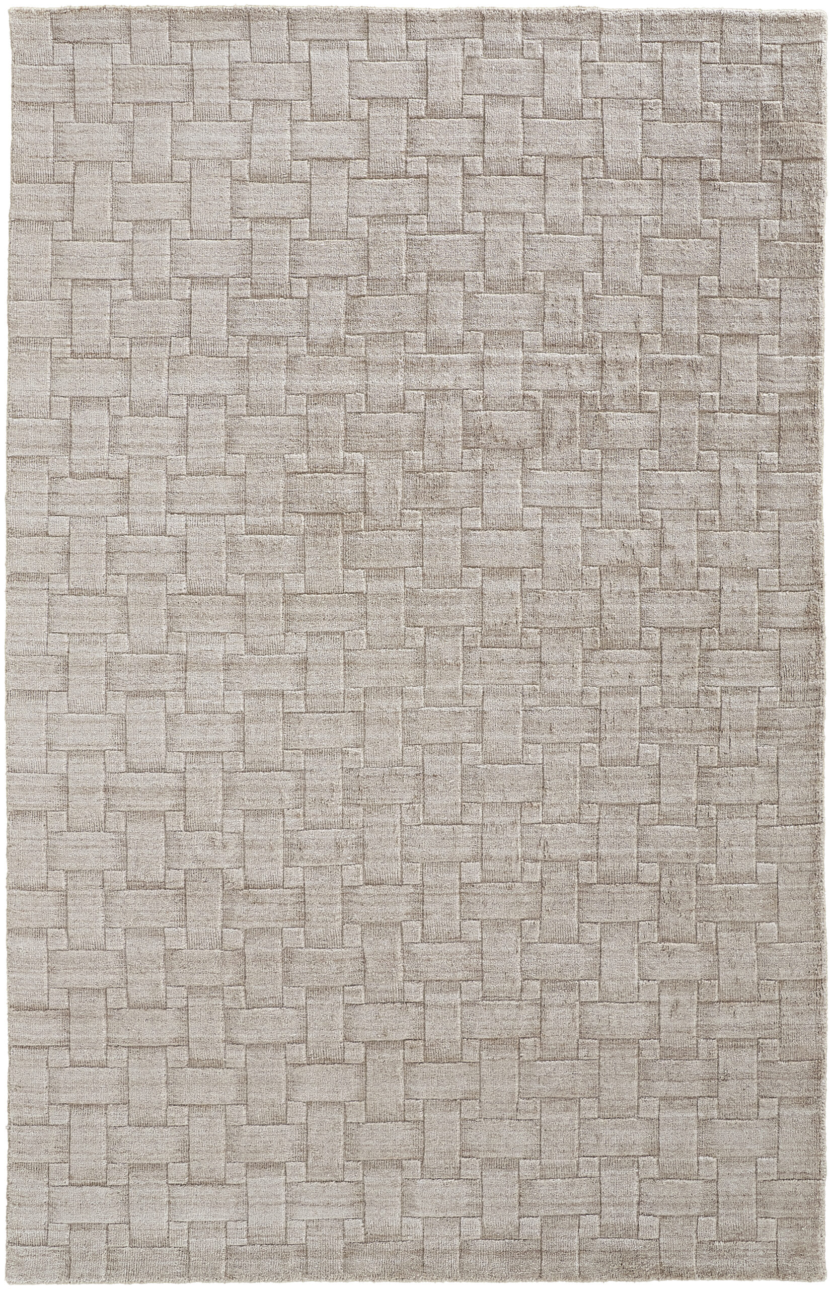 Feizy Redford Transitional Solid 8669F Ivory Area Rug