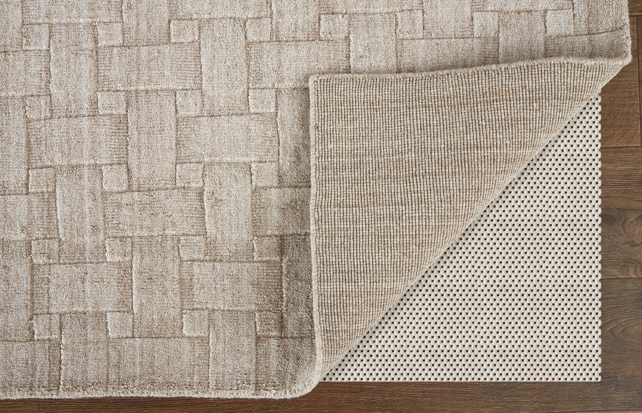 Feizy Redford Transitional Solid 8669F Ivory Area Rug - Image 6