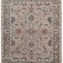 Feizy Rylan Transitional Oriental 8642F Ivory/Taupe/Blue Area Rug