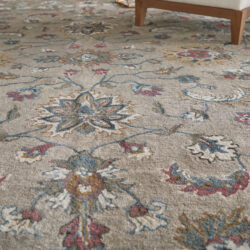 Alternative view of Feizy Rylan Transitional Oriental 8642F Ivory/Taupe/Blue Area Rug