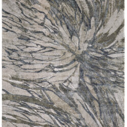 Feizy Skyview Modern Abstract 39Q8F Gray/Green/Ivory Area Rug