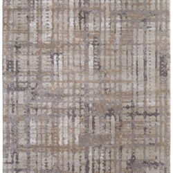 Feizy Skyview Modern Abstract 39QBF Brown/Tan/Ivory Area Rug