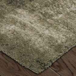 Alternative view of Feizy Skyview Modern Abstract 39QCF Green/Tan Area Rug