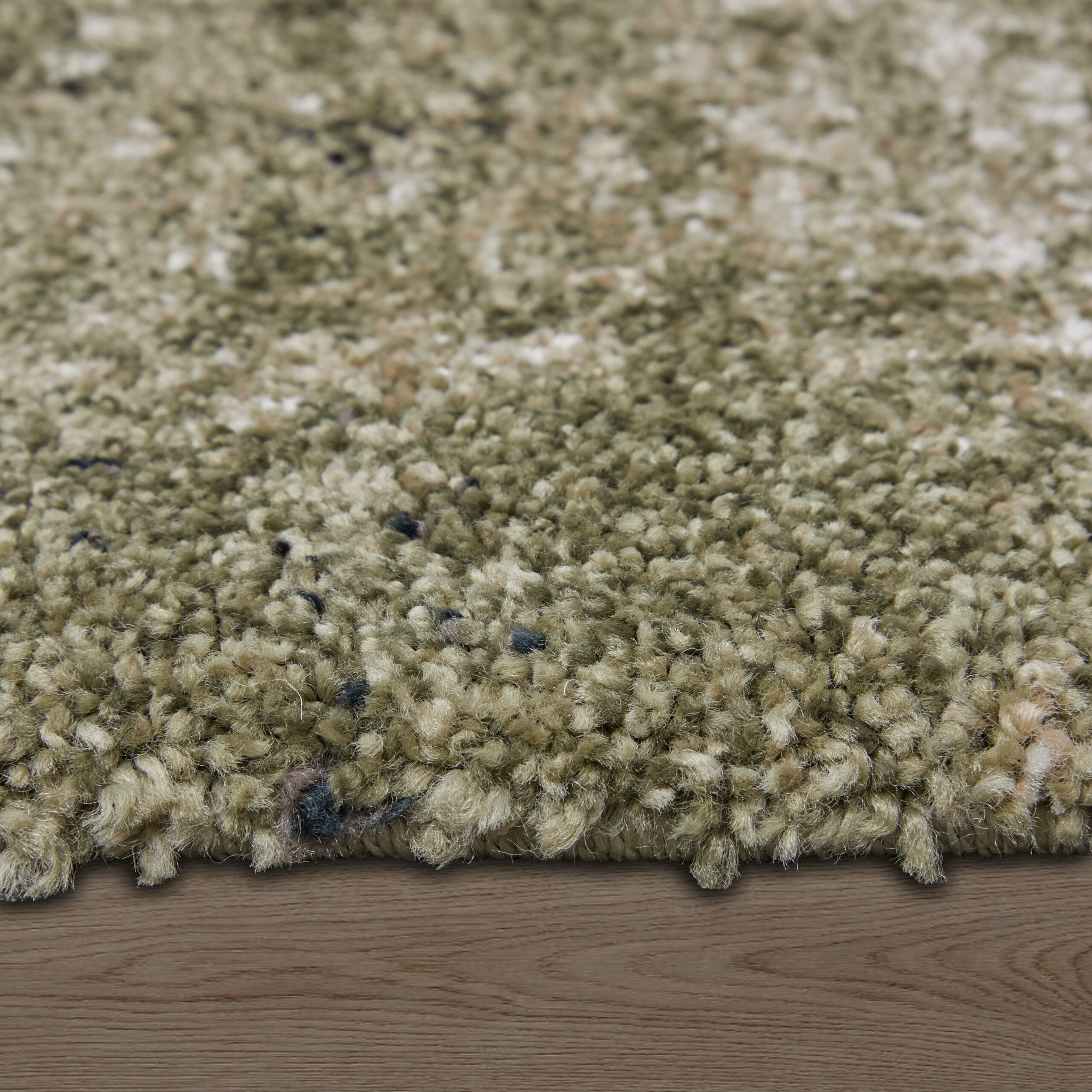 Feizy Skyview Modern Abstract 39QCF Green/Tan Area Rug - Image 5