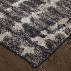 Alternative view of Feizy Skyview Modern Abstract 39QDF Black/Gray/Ivory Area Rug