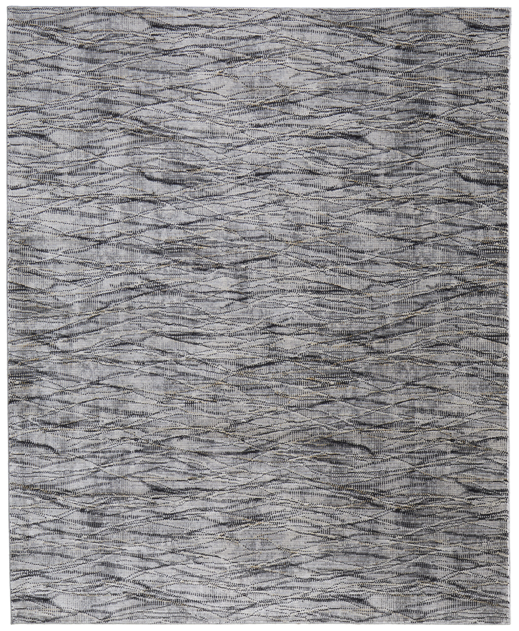 Feizy Sonora Modern Abstract 39NXF Gray/Ivory/Tan Area Rug