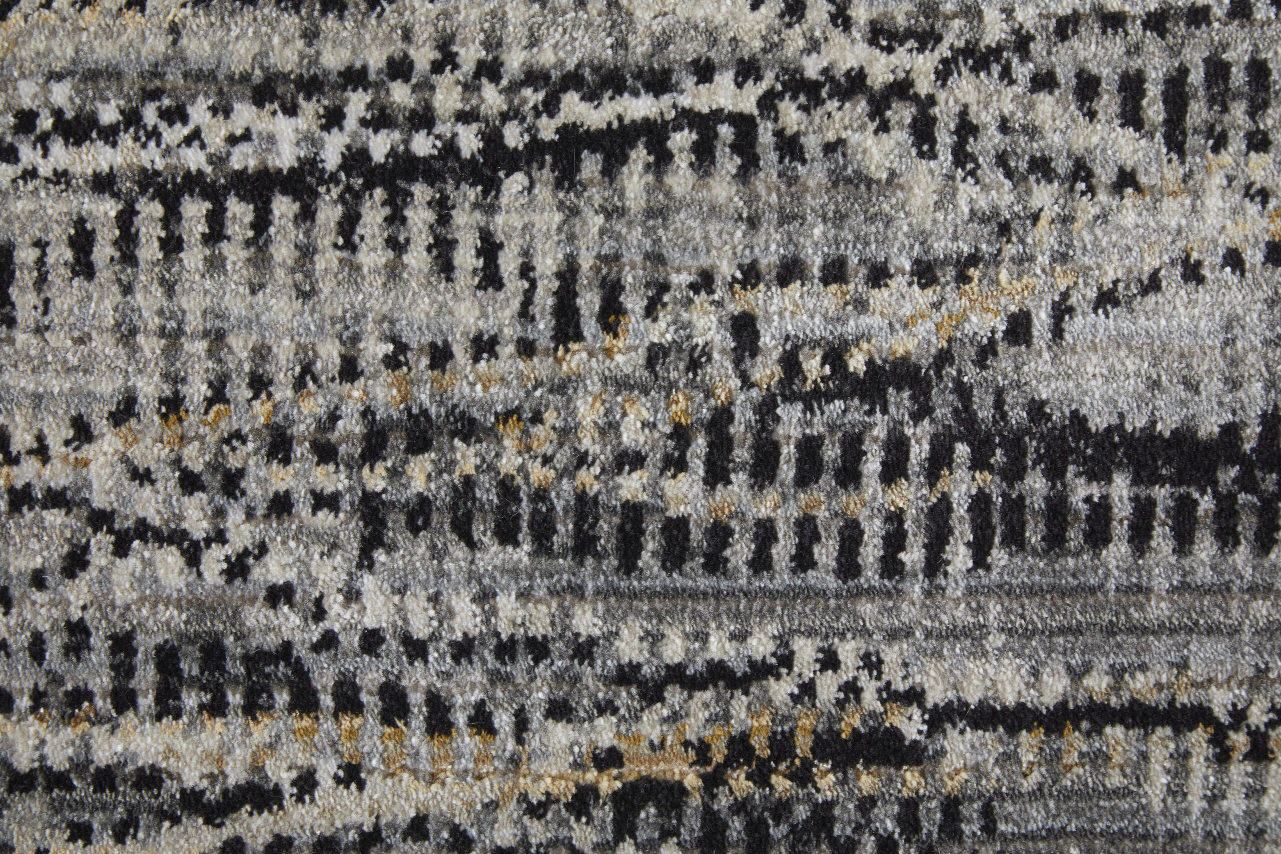Feizy Sonora Modern Abstract 39NXF Gray/Ivory/Tan Area Rug - Image 4
