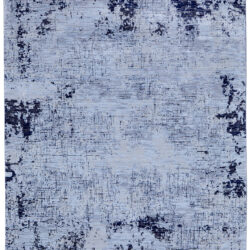 Feizy Sonora Modern Abstract 39PLF Blue/Black Area Rug