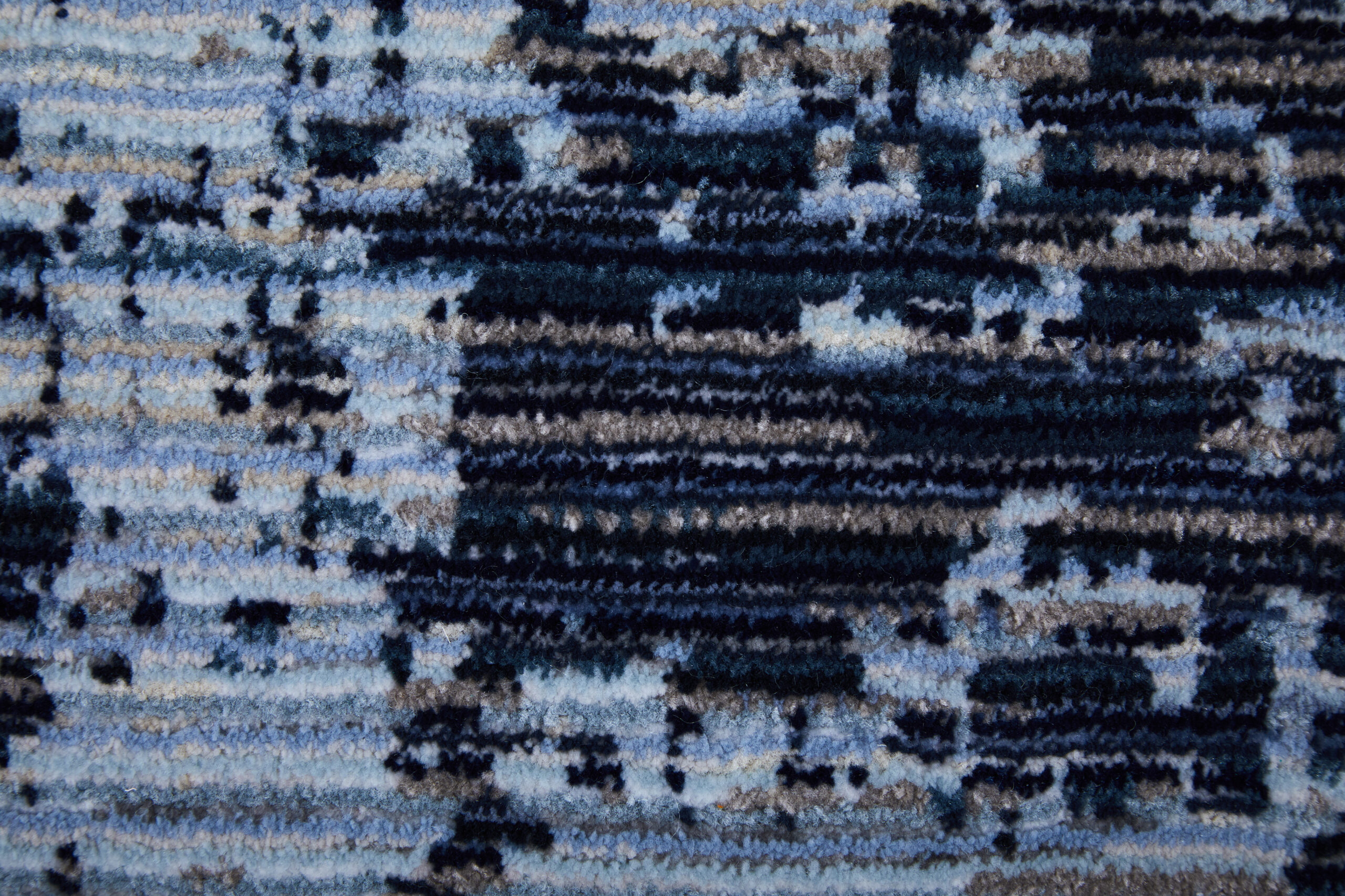 Feizy Sonora Modern Abstract 39PLF Blue/Black Area Rug - Image 4