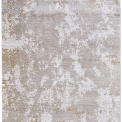 Feizy Sonora Modern Abstract 39PLF Gray/Ivory/Brown Area Rug