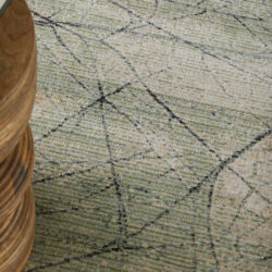 Alternative view of Feizy Sonora Modern Abstract 39U8F Green/Tan/Ivory Area Rug