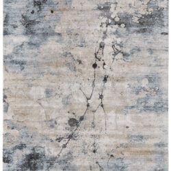 Feizy Sonora Modern Abstract 39U9F Blue/Ivory/Tan Area Rug
