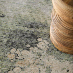 Alternative view of Feizy Sonora Modern Abstract 39U9F Green/Ivory/Tan Area Rug