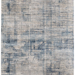 Feizy Sonora Modern Abstract 39UAF Blue/Ivory/Gray Area Rug