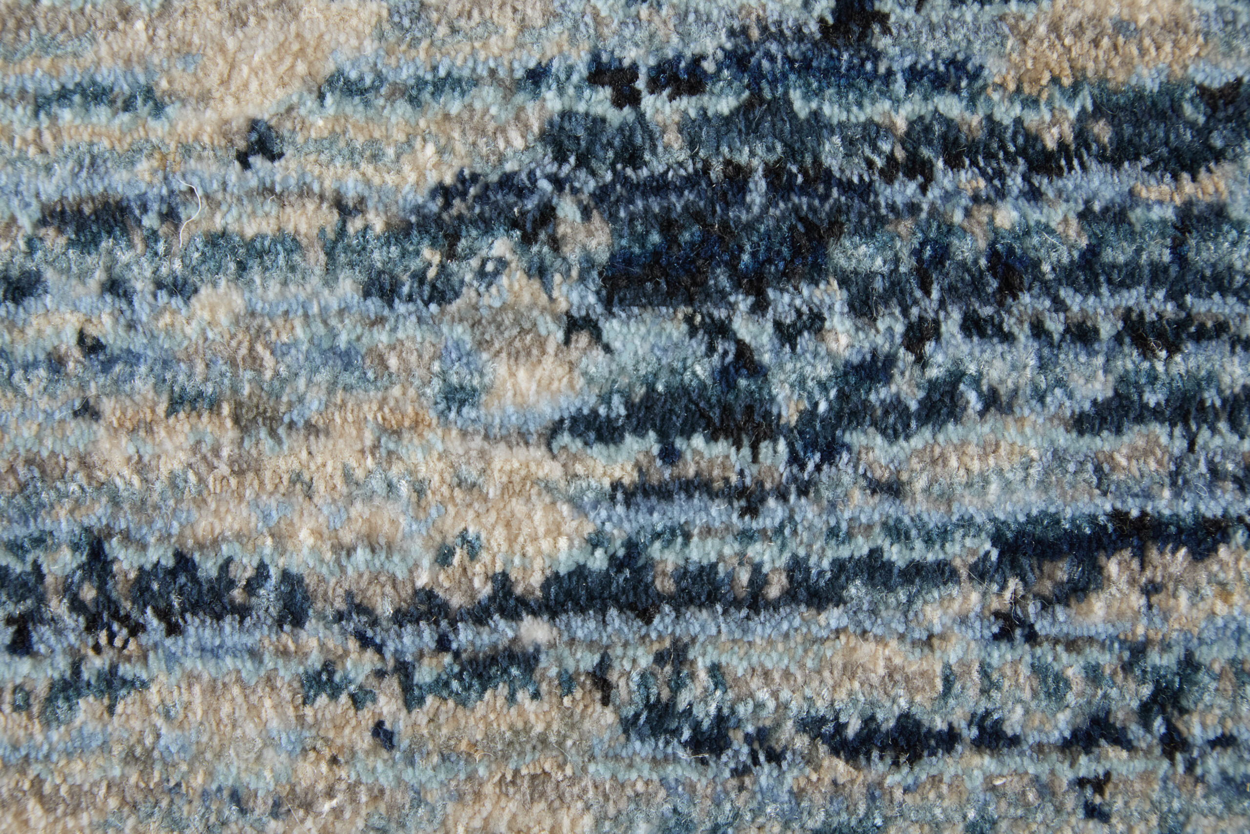 Feizy Sonora Modern Abstract 39UAF Blue/Ivory/Gray Area Rug - Image 5