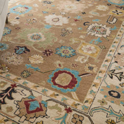 Alternative view of Feizy Springfield Traditional Floral & Botanical 8A45F Tan/Ivory/Blue Area Rug