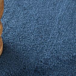 Alternative view of Feizy Tula Modern Solid 8A98F Blue Area Rug