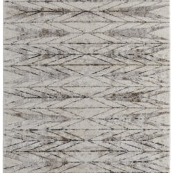 Feizy Vancouver Modern Geometric 39NTF Ivory/Tan/Brown Area Rug