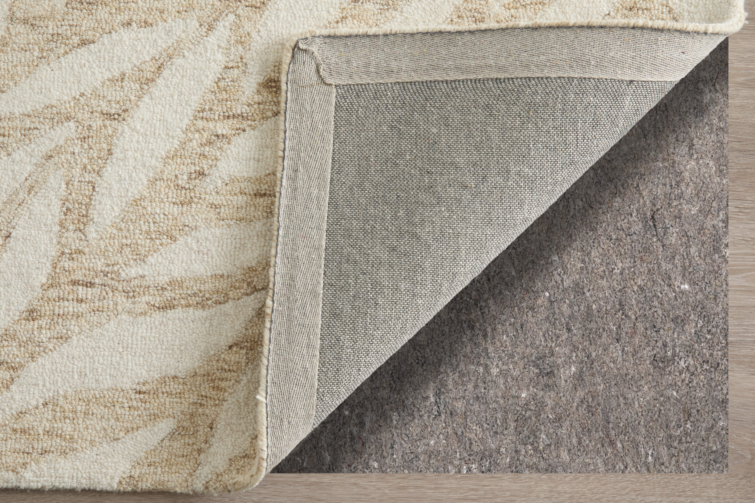 Feizy Wallace Modern Floral & Botanical 8A37F Tan/Ivory Area Rug - Image 8