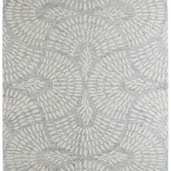 Feizy Wallace Modern Floral & Botanical 8A38F Gray/Ivory Area Rug