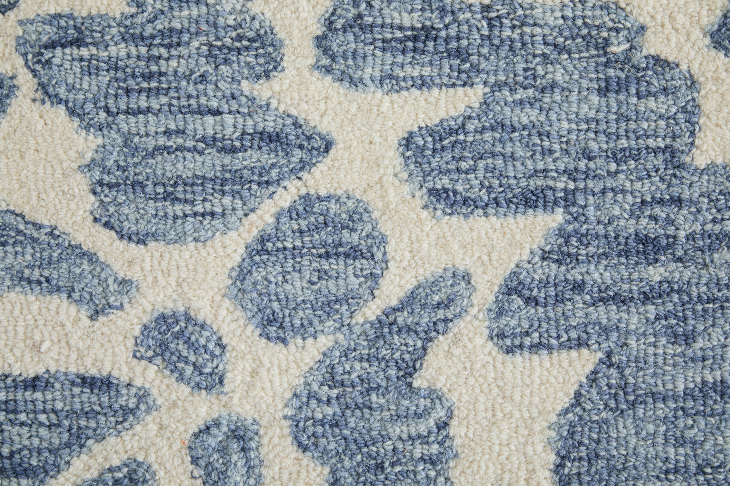 Feizy Wallace Modern Abstract 8A39F Blue/Ivory Area Rug - Image 5