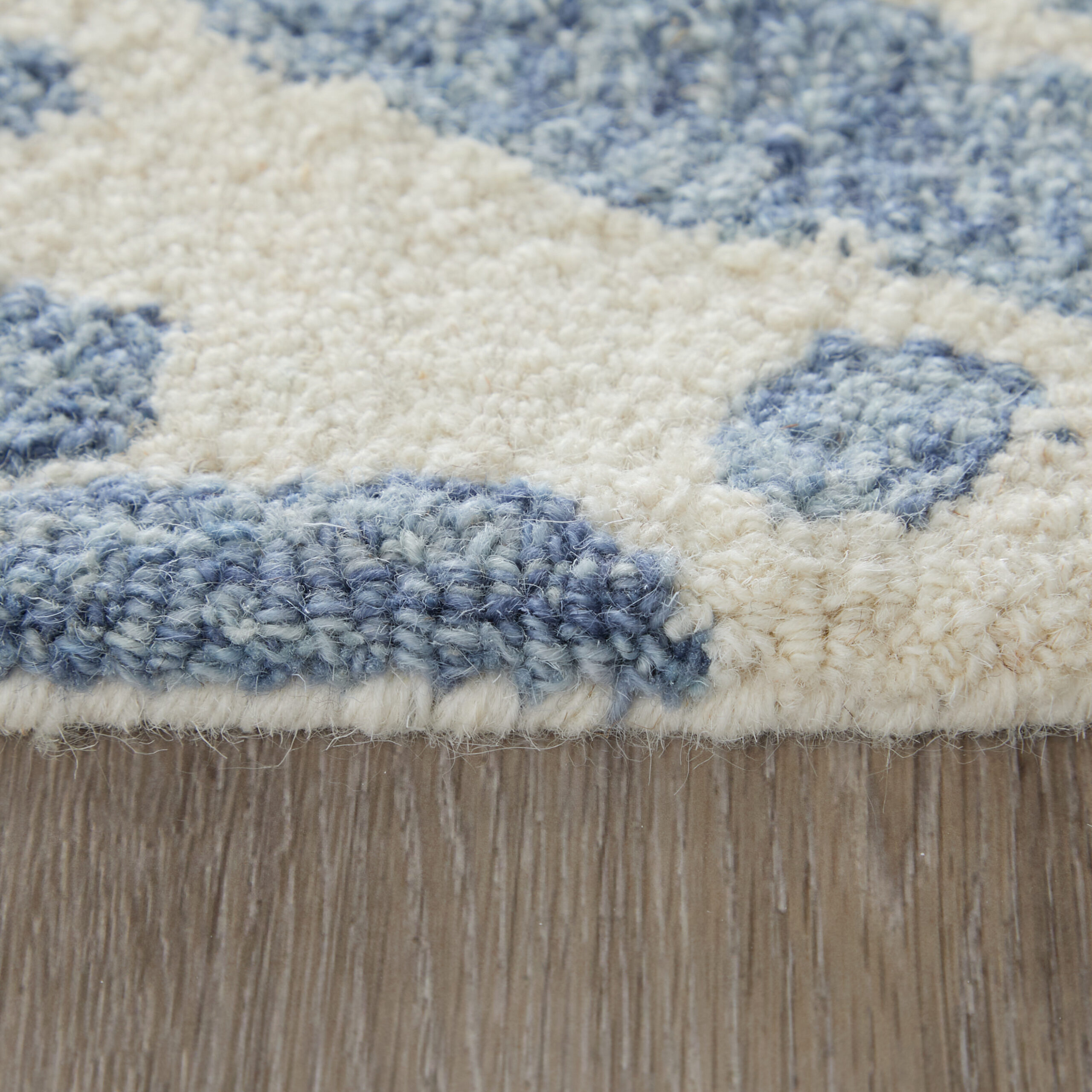 Feizy Wallace Modern Abstract 8A39F Blue/Ivory Area Rug - Image 6