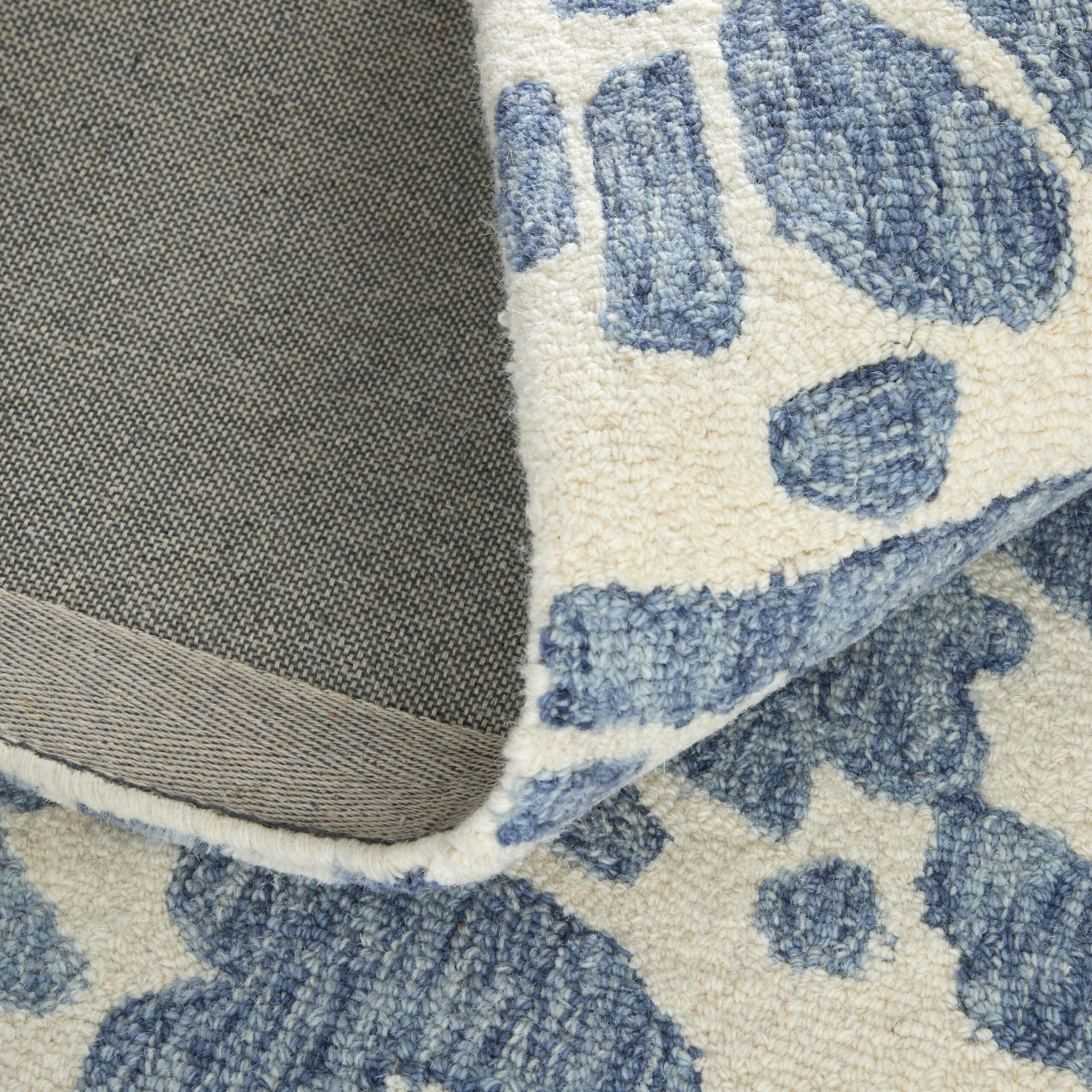 Feizy Wallace Modern Abstract 8A39F Blue/Ivory Area Rug - Image 9