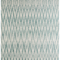 Feizy Wallace Modern Chevron 8A40F Blue/White Area Rug
