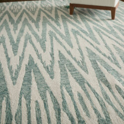 Alternative view of Feizy Wallace Modern Chevron 8A40F Blue/White Area Rug