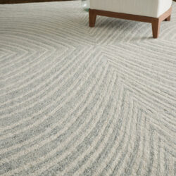 Alternative view of Feizy Wallace Modern Abstract 8A41F Gray/Ivory Area Rug