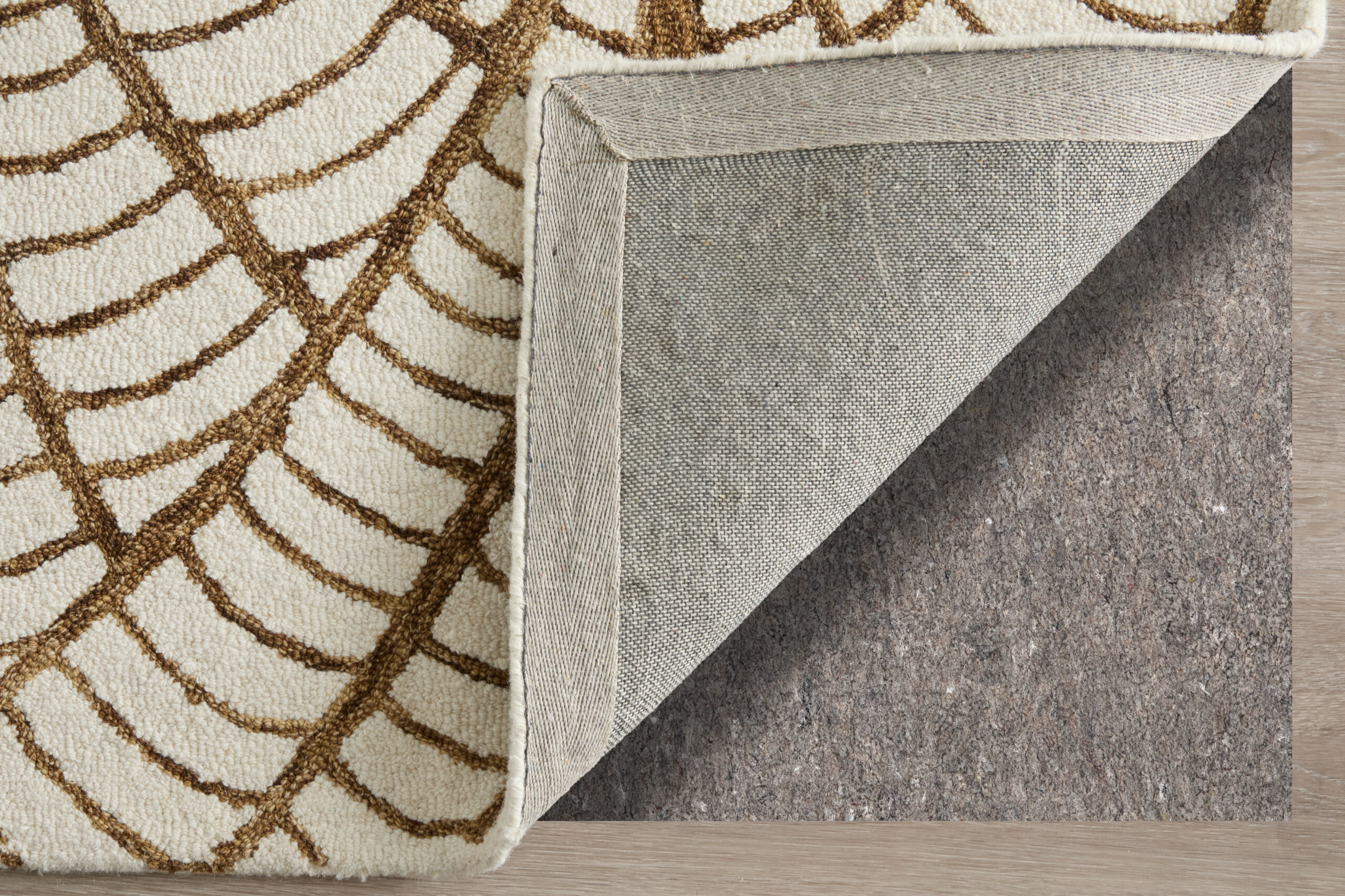 Feizy Wallace Modern Ikat 8A44F White/Brown Area Rug - Image 8