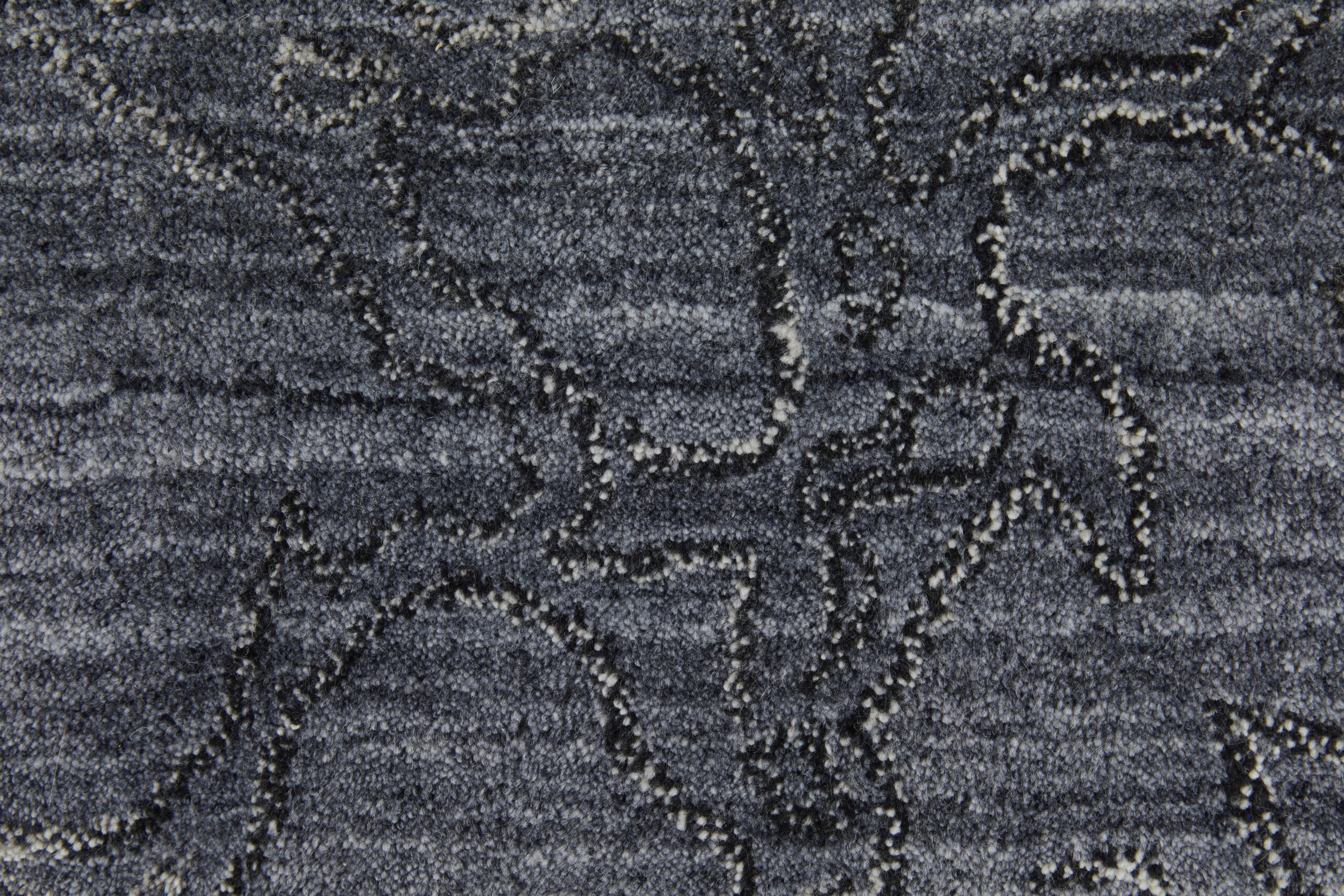Feizy Whitton Modern Abstract 8892F Gray/Blue Area Rug - Image 5