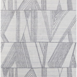 Feizy Whitton Modern Abstract 8893F Ivory/Black Area Rug