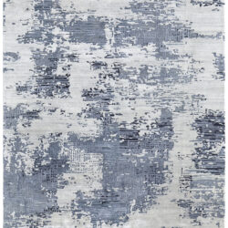 Feizy Zarah Modern Abstract 8917F Blue/Ivory Area Rug