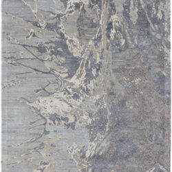 Feizy Zarah Modern Watercolor 8918F Blue/Taupe/Green Area Rug