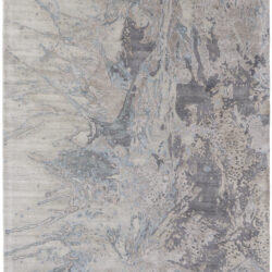 Feizy Zarah Modern Watercolor 8918F Gray/Tan/Blue Area Rug