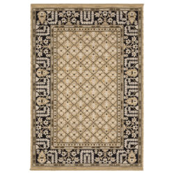Oriental Weavers ACACIA aca12 Tan Area Rug