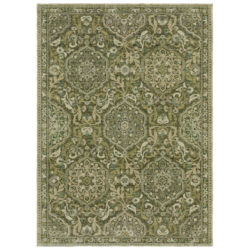 Oriental Weavers ANDORRA 3709c Green Area Rug