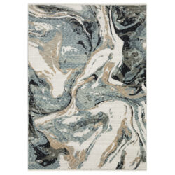 Oriental Weavers ECHO ech07 Blue Area Rug