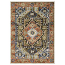 Oriental Weavers GEMMA gem03 Rust Area Rug