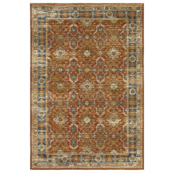 Oriental Weavers NAPLES 1204x Rust Area Rug