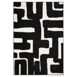 Oriental Weavers QUINN qui08 Black Area Rug