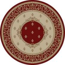 Concord Jewel Fleur De Lys Medallion Red