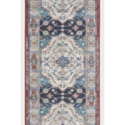 Alternative view of Concord Eden Eden Ocean Ivory/navy 3 X 4 Ft.