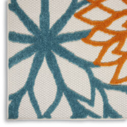 Alternative view of Nourison Aloha ALH05 Turquoise/Multicolor Area Rug