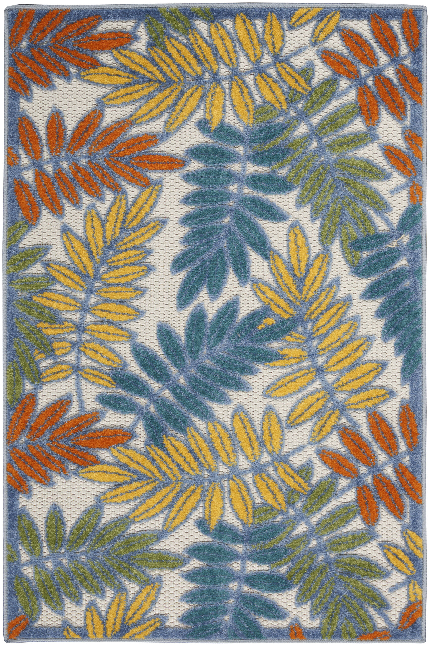 Nourison Aloha ALH18 Ivory Multicolor Area Rug