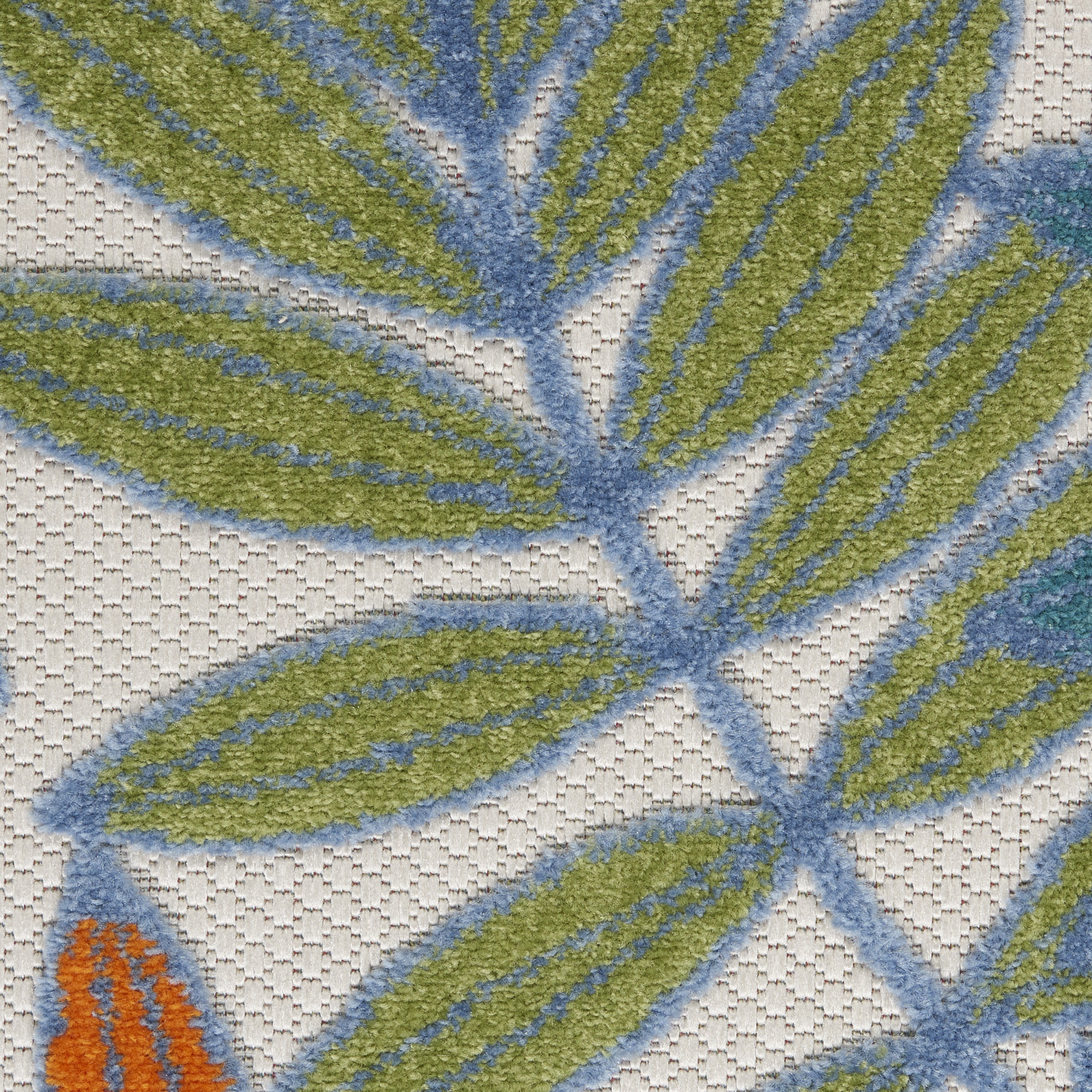 Nourison Aloha ALH18 Ivory Multicolor Area Rug - Image 4